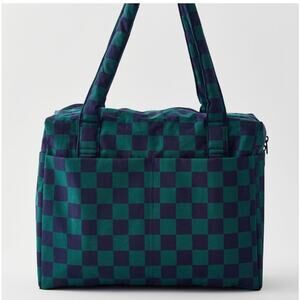 Baggu Cloud Carry On Blue Green NWT